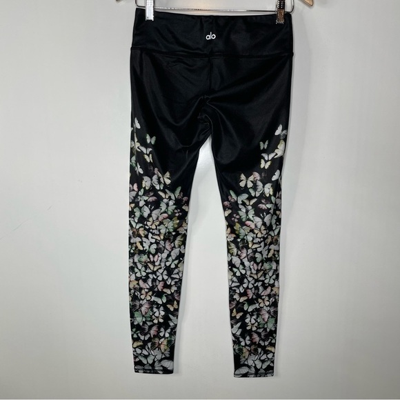 Alo Yoga Butterfly Print Leggings Small - Picture 2 of 5